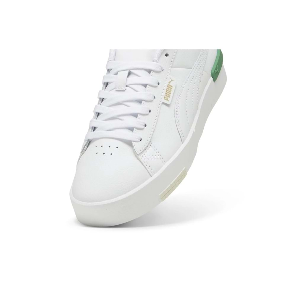 Puma 386401-25 Jada Renew-PUMA White-PUMA Gold-Archive Green