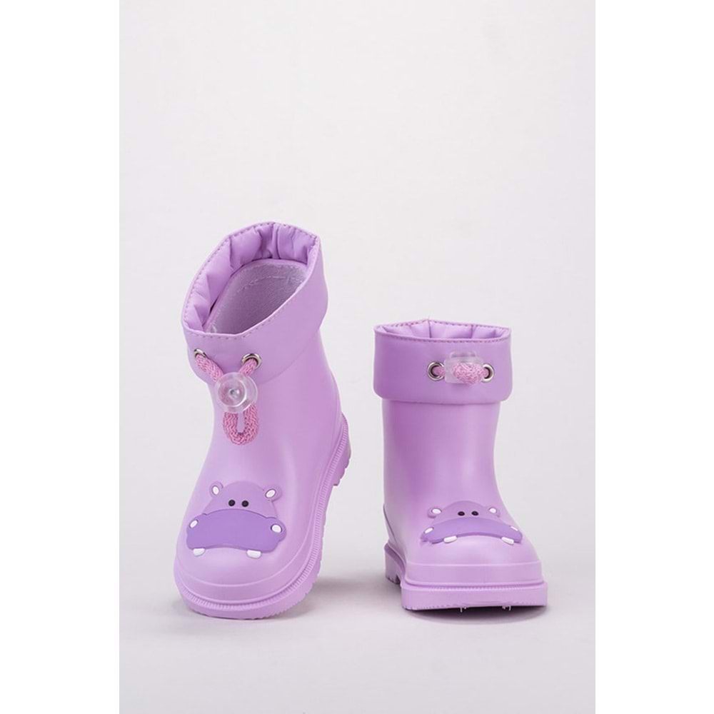 IGOR W10214-018 Bimbi Hipo Çocuk Mor Yağmur Çizmesi