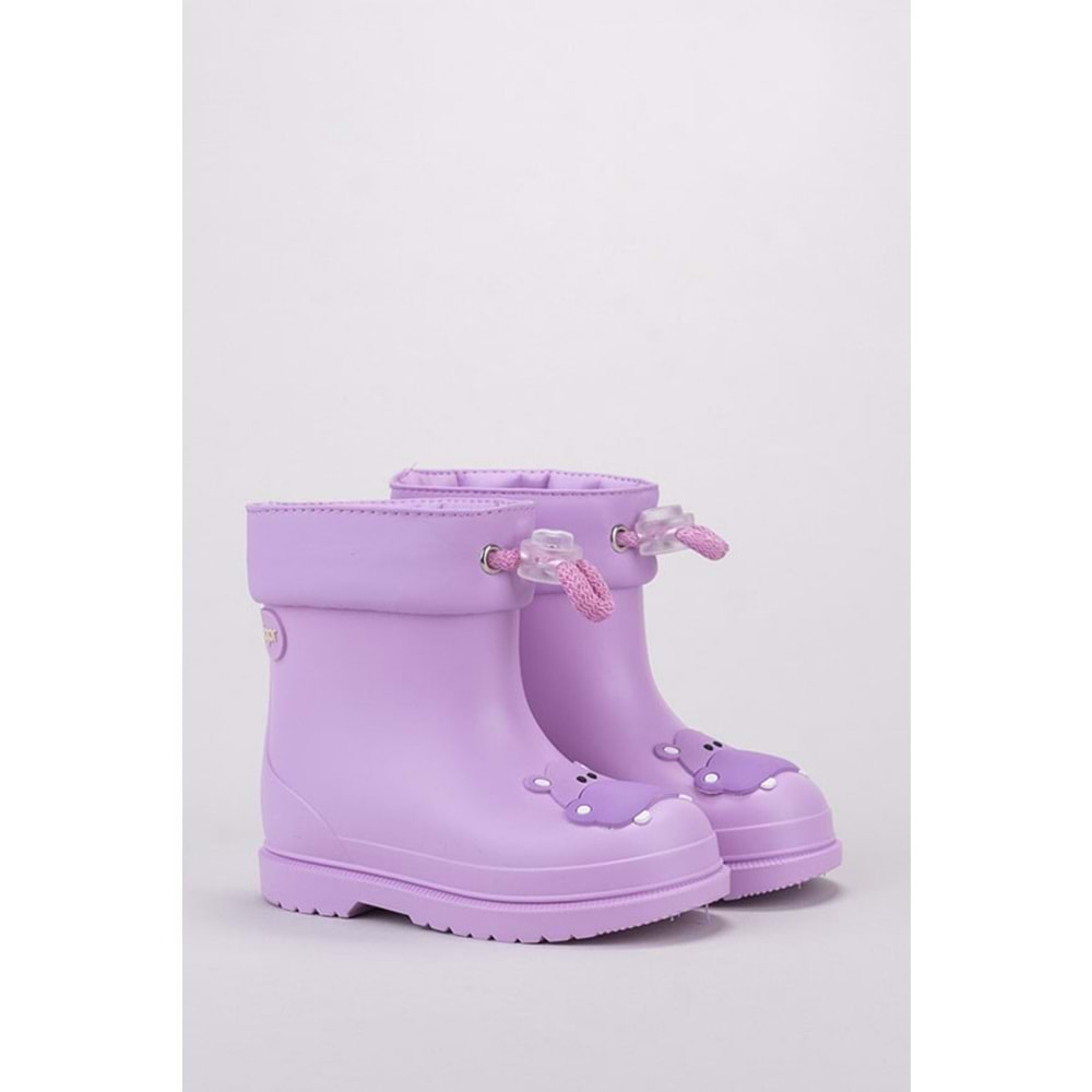 IGOR W10214-018 Bimbi Hipo Çocuk Mor Yağmur Çizmesi
