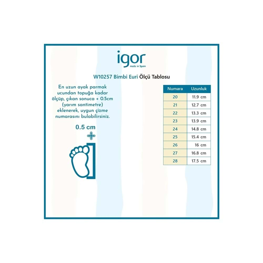 IGOR W10257-042 Bimbi Euri Yağmur Çizmesi Haki