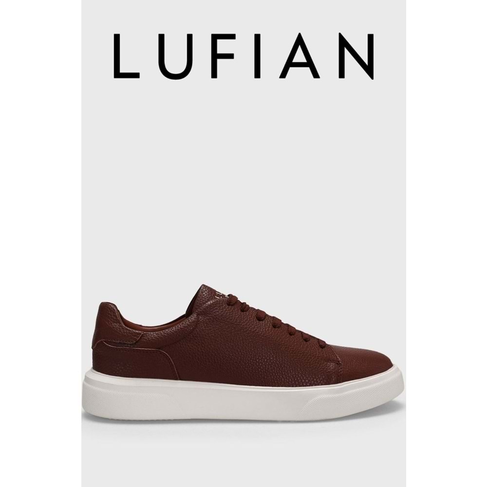Lufian Tommy Erkek Deri Sneaker Ayakkabı TABA