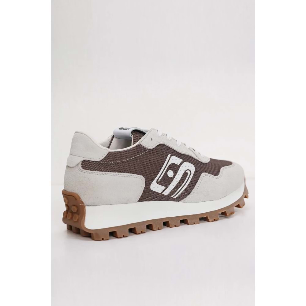 Lufian Arthur Erkek Deri Sneaker Ayakkabı Kahverengi