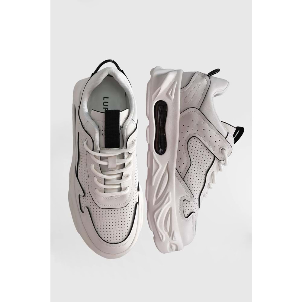 Lufian Ralf Erkek Sneaker Ayakkabı Beyaz