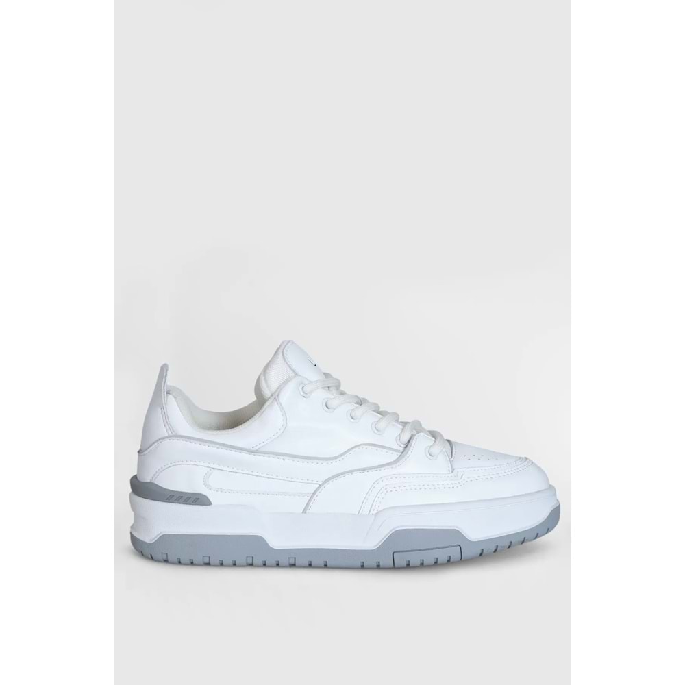 Lufian Mark Erkek Sneaker Ayakkabı Beyaz