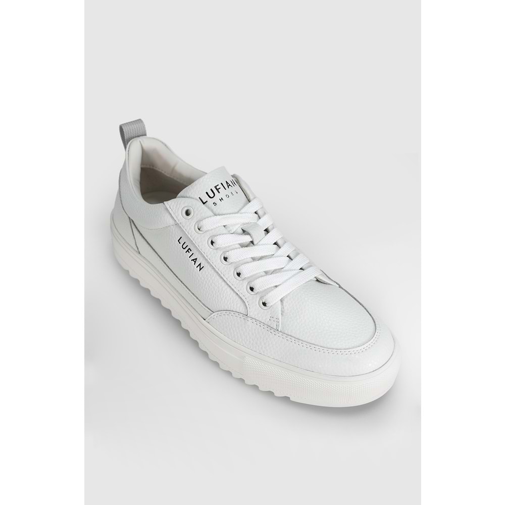 Lufian Phılıp Erkek Deri Sneaker Ayakkabı Beyaz