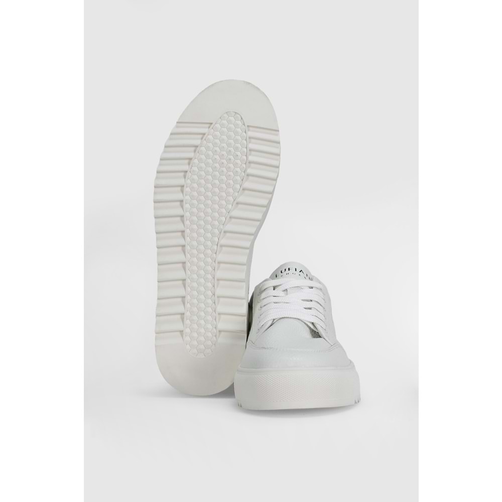 Lufian Phılıp Erkek Deri Sneaker Ayakkabı Beyaz