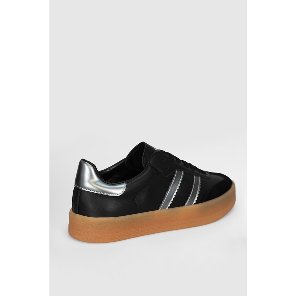 Lufian Davıd Erkek Deri Sneaker Ayakkabı Siyah