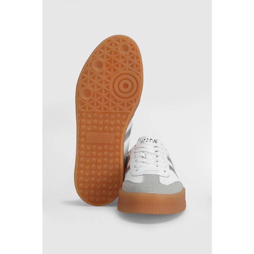 Lufian Davıd Erkek Deri Sneaker Ayakkabı Beyaz