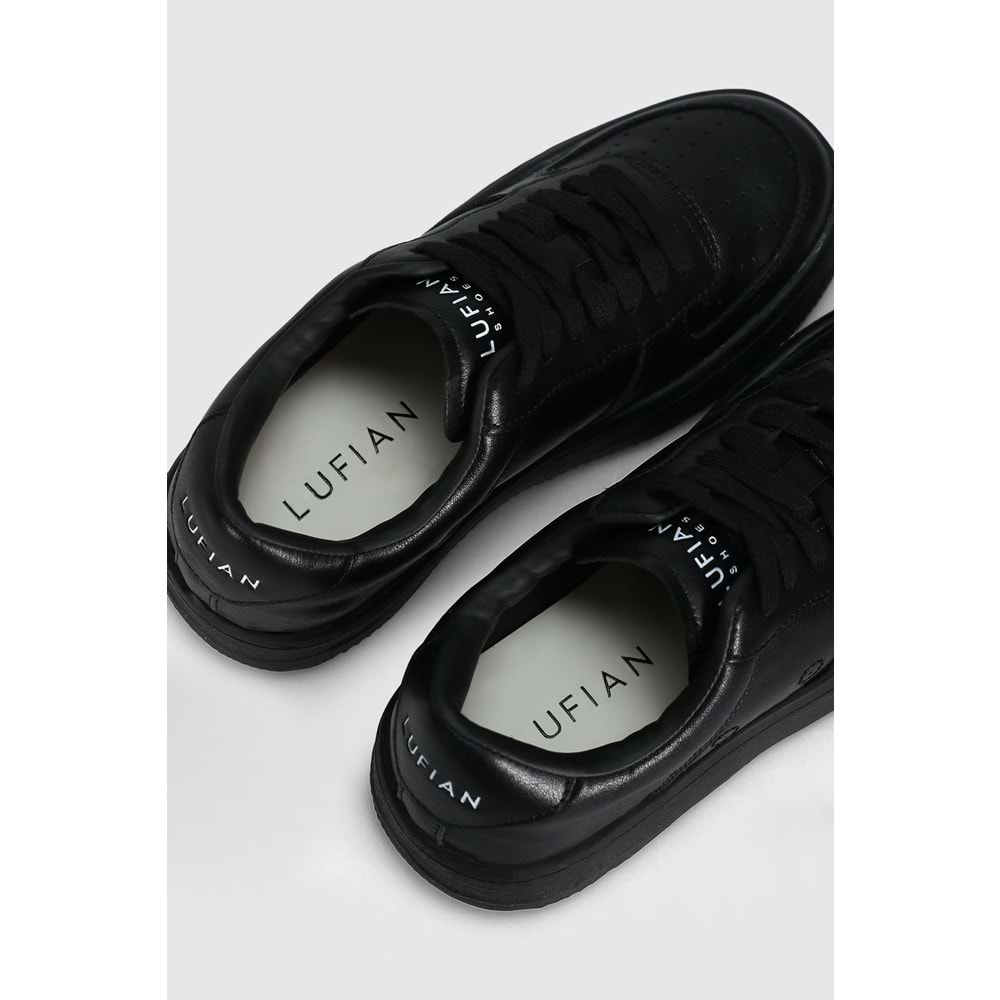 Lufian Natalı Kadın Sneaker Ayakkabı Siyah