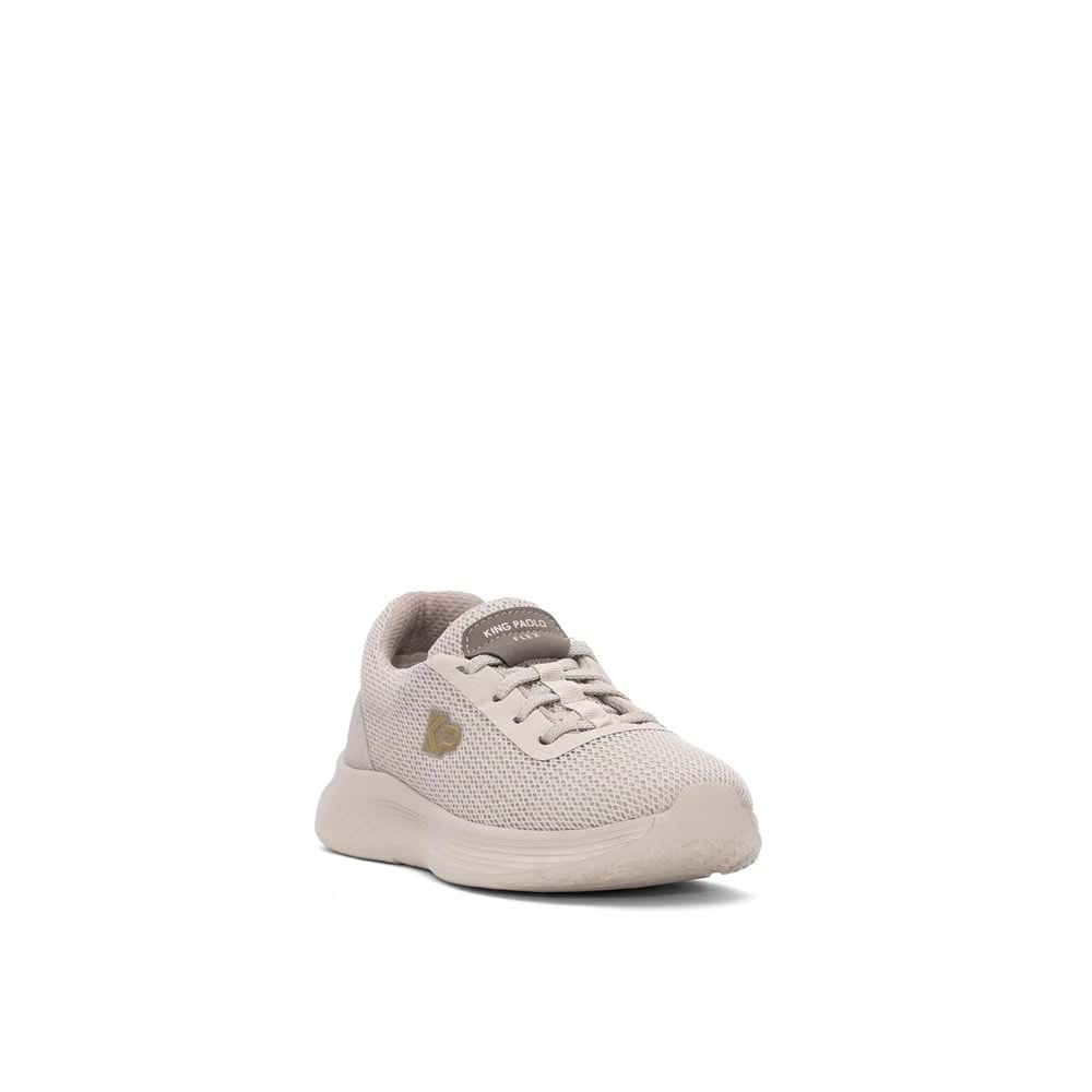 King Paolo 5174 Palmiye Krakers Kadın Klasik Sneaker Bej