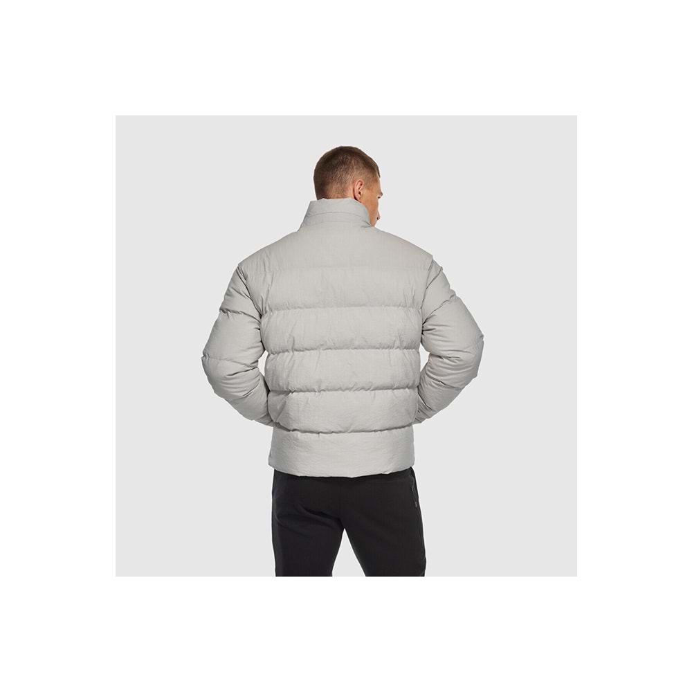 New Balance MNJ3430 Gri Erkek Mont & Yelek