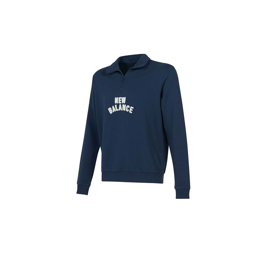 New Balance MNC3524 Lacivert Erkek Sweatshirt