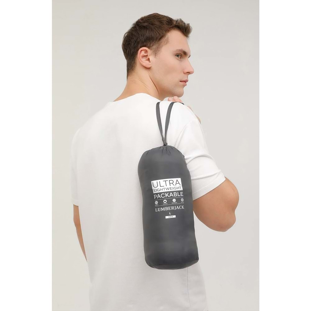 Lumberjack 1Sn21 Perry Coat Erkek Gri Mont