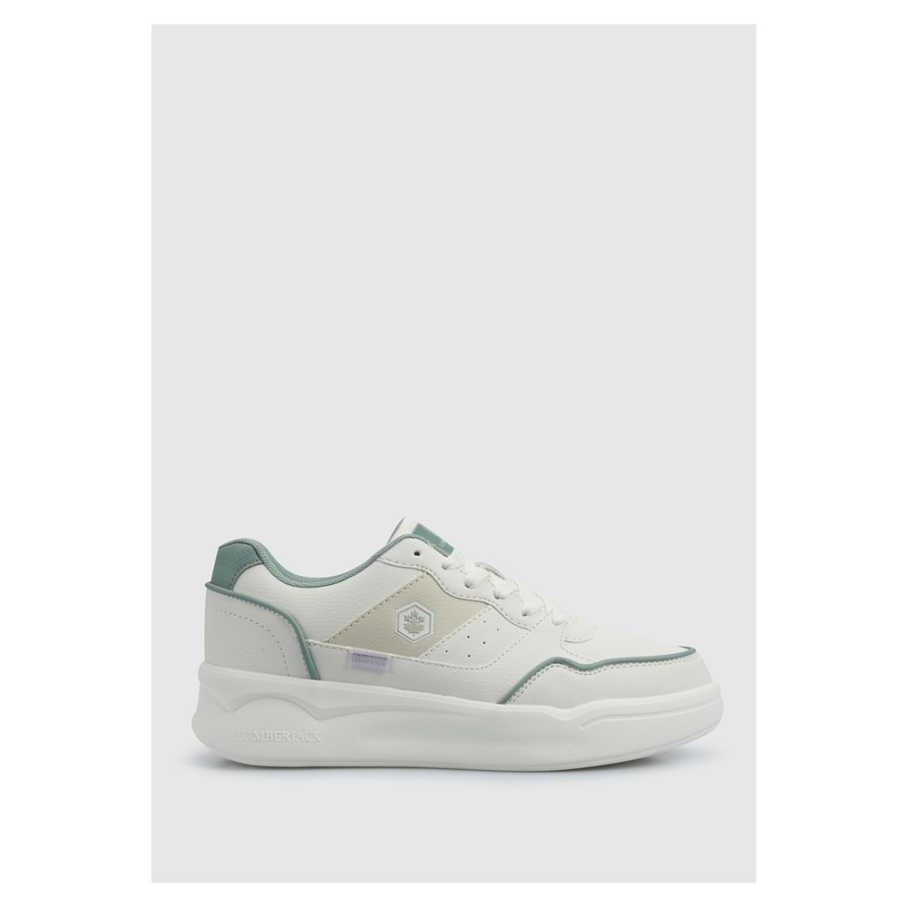 Lumberjack Fit Beyaz Kadın Sneaker