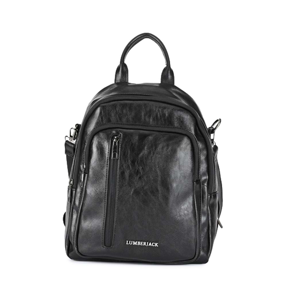 Lumberjack YKM FONK SRT 5PR Siyah Kadın Sırt Çantası