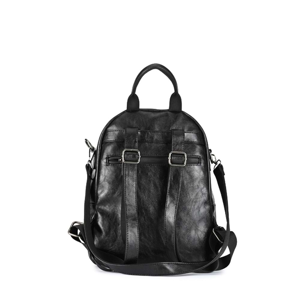 Lumberjack YKM FONK SRT 5PR Siyah Kadın Sırt Çantası