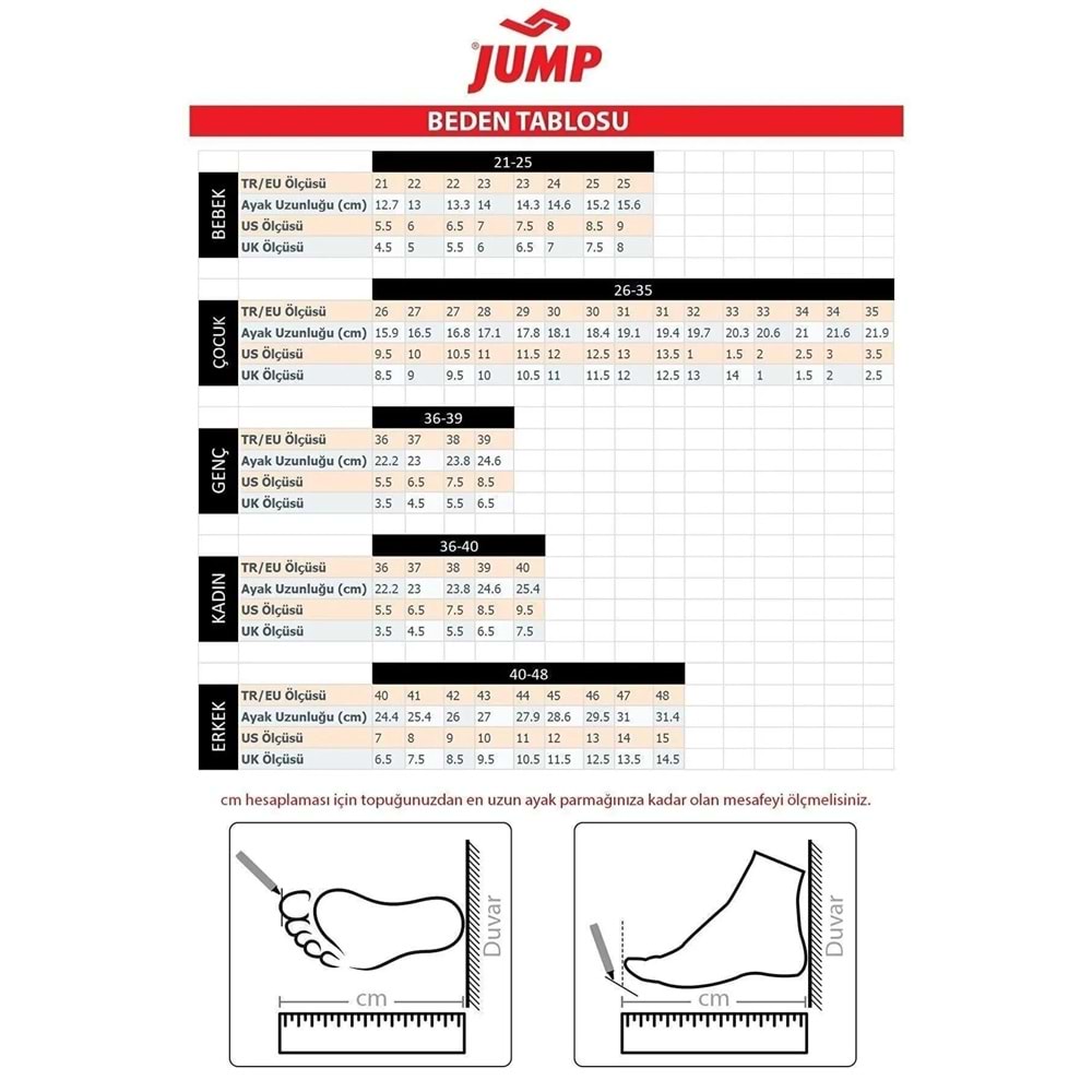 Jump 15306/15307 Kadın - Erkek Full Beyaz Sneaker Unisex Anatomik Günlük Spor Ayakkabı 36/45 -1
