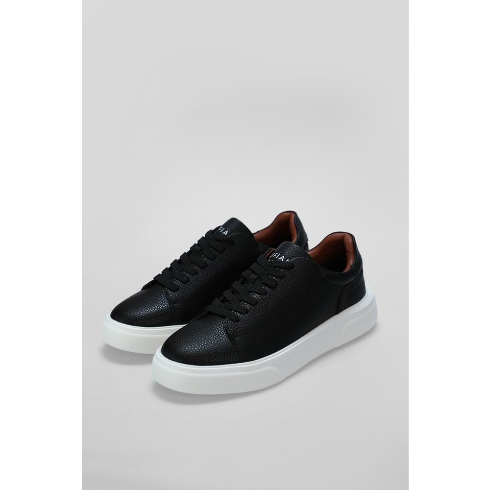 Lufian Tommy Yeni Sezon Günlük Casual Erkek Sneaker Ayakkabı Siyah Beyaz