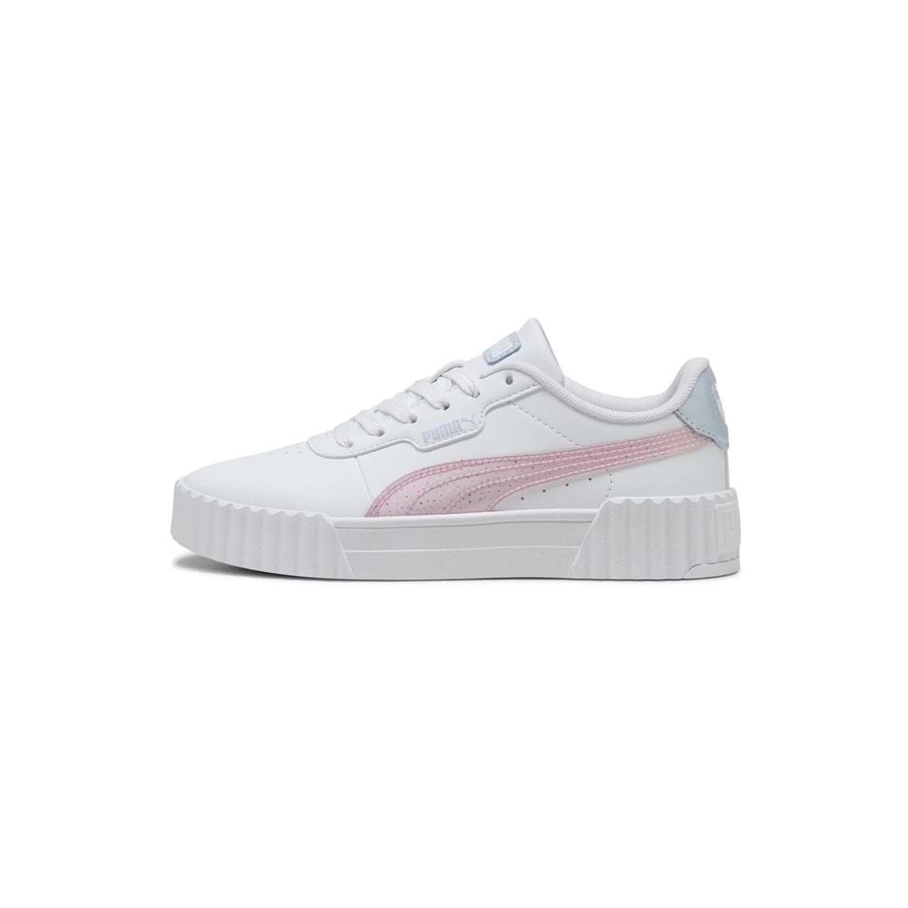 Puma 400607-01 Carina 3.0 Blurry Dreams Jr Kadın Spor Ayakkabı Beyaz