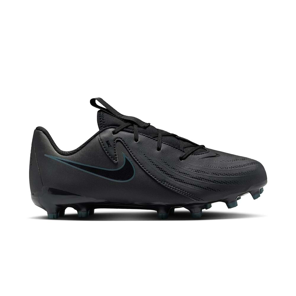 Nike FD6722-002 Çocuk Çim Zemin Kramponu Jr Phantom Gx II Academy Fg/Mg Siyah