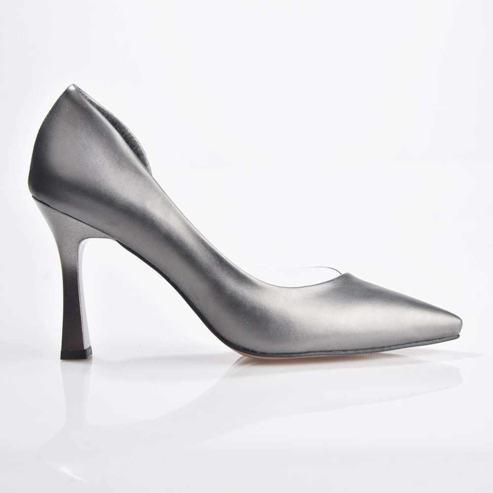 New Angel 653 Kadın Şeffaf Detaylı Klasik Stiletto