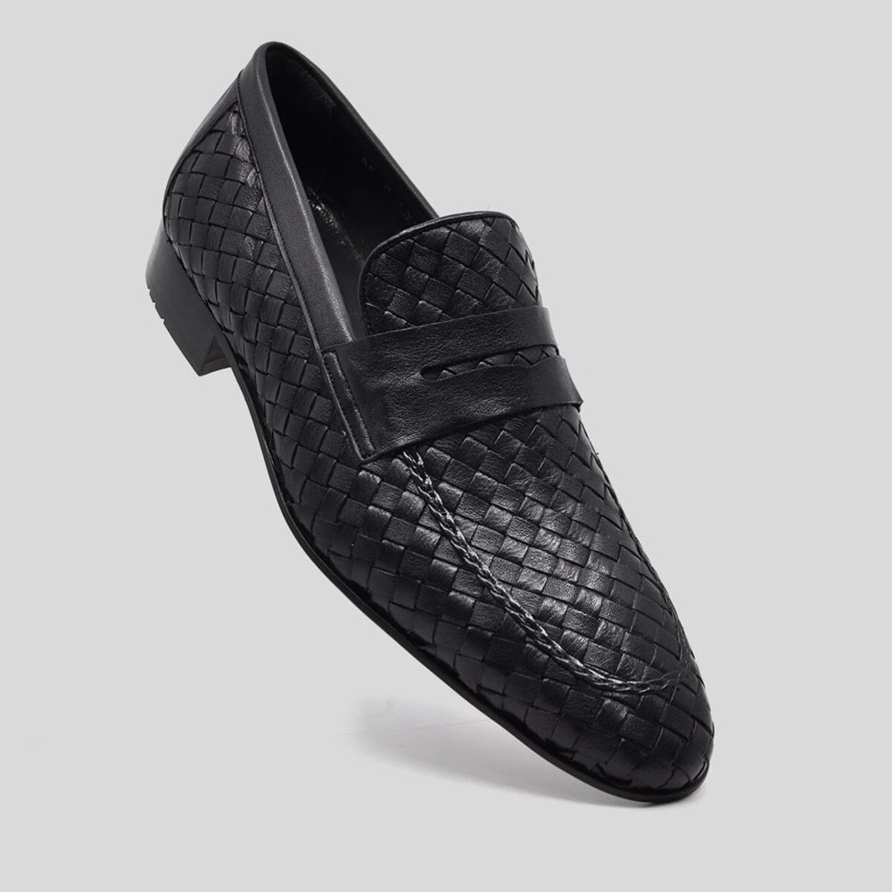 Fosco 2090 Erkek Örgülü Neolit Taban Klasik Ayakkabı