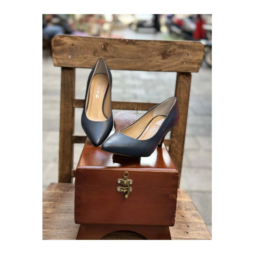 Nish Exclusive 324 Kadın Deri Klasik Stiletto