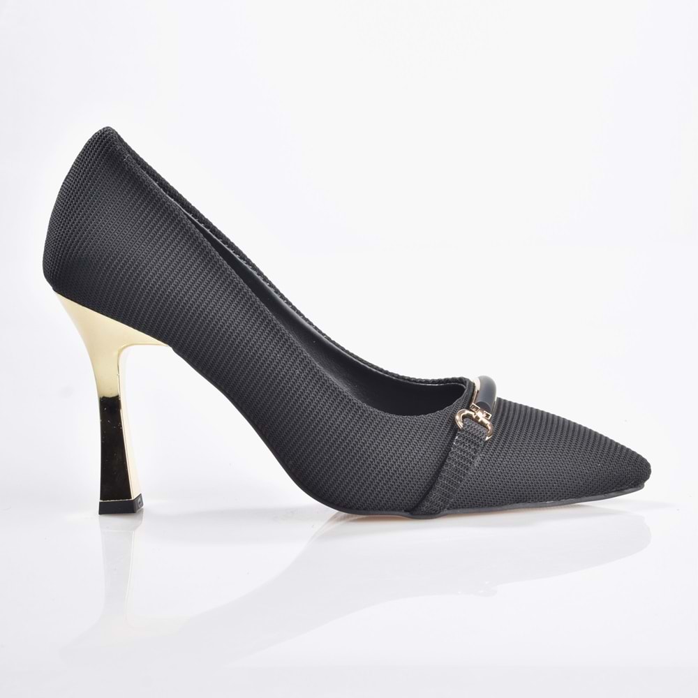 New Angel 874 Kadın Gold Topuk Topuklu Ayakkabı