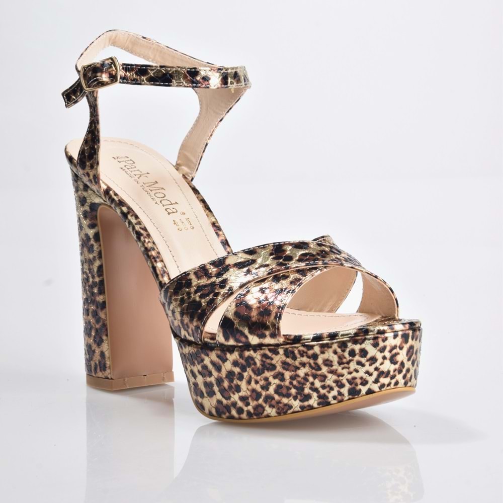 EK Park Moda K3026/5 Kadın Platform Topuklu Ayakkabı