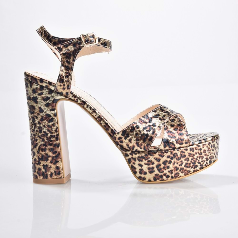 EK Park Moda K3026/5 Kadın Platform Topuklu Ayakkabı