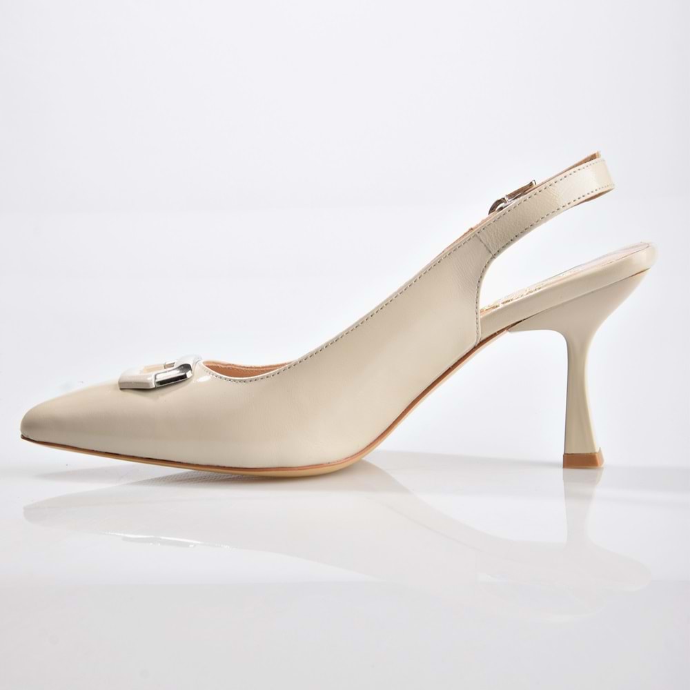 Nish Exclusive 2430 Kadın Hakiki Deri Topuklu Ayakkabı