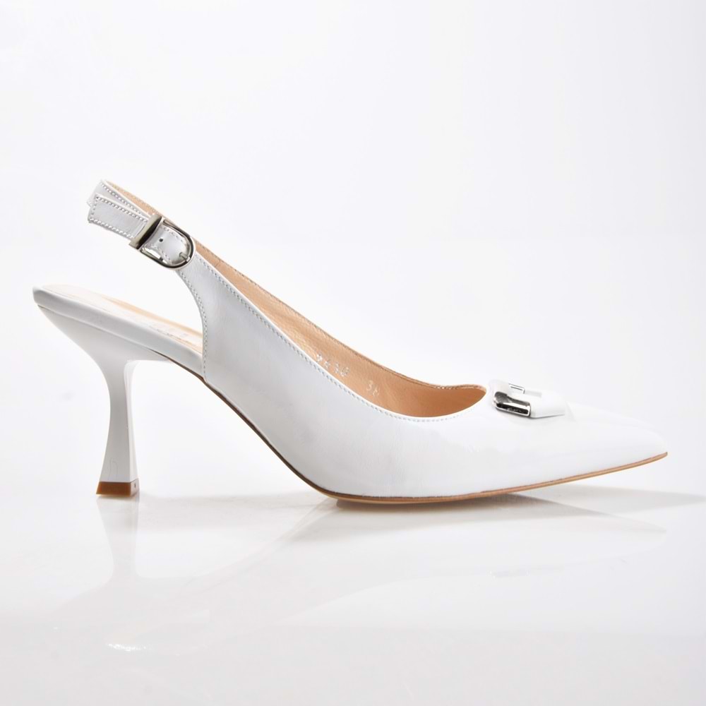 Nish Exclusive 2430 Kadın Hakiki Deri Topuklu Ayakkabı