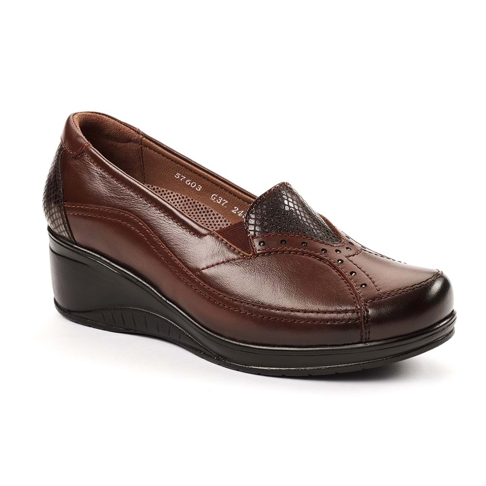 Forelli 57603 Rosa Kadın Dolgu Topuklu Klasik Ayakkabı