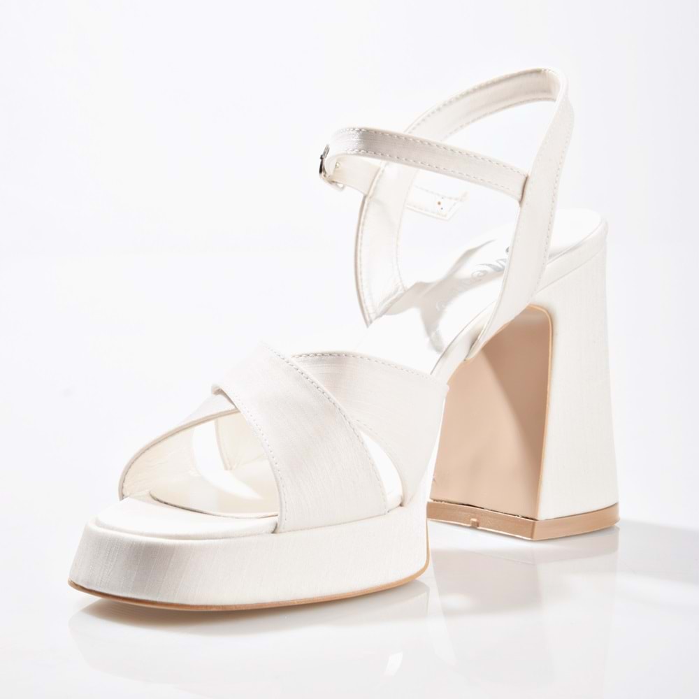 EK Merve 9525 Kadın Kalın Platform Topuklu Ayakkabı