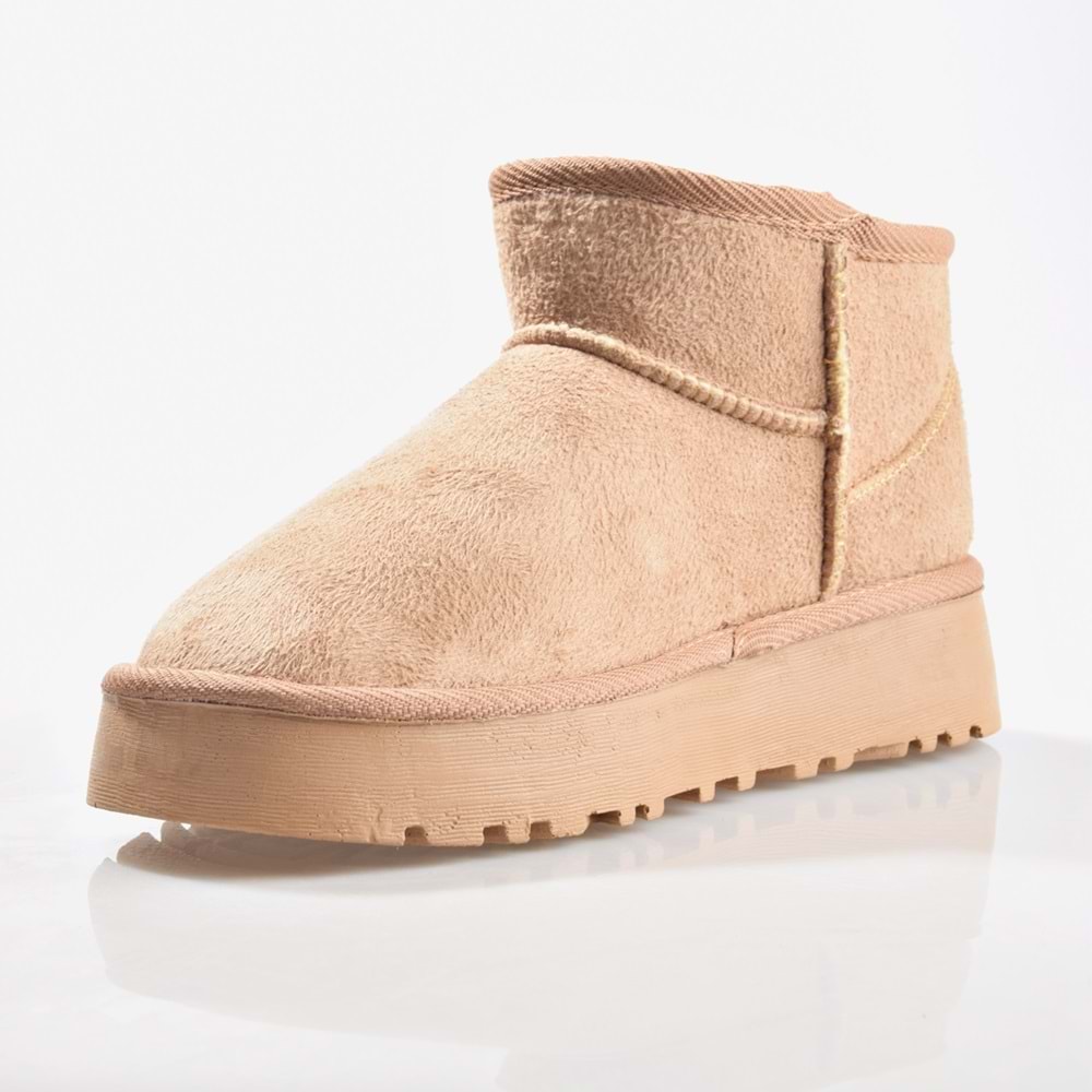 Kuum London K11Y02 Kadın İçi Tüylü Kısa Boy Ugg Bot