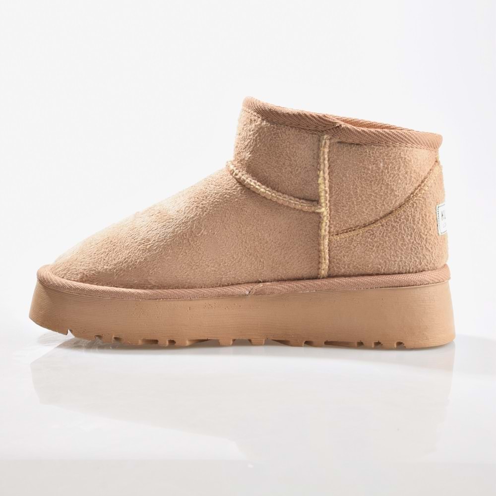 Kuum London K11Y02 Kadın İçi Tüylü Kısa Boy Ugg Bot