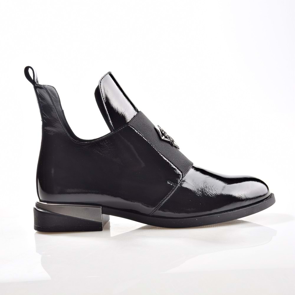 Nish Exclusive 25116 Kadın Hakiki Deri Tokalı Bot