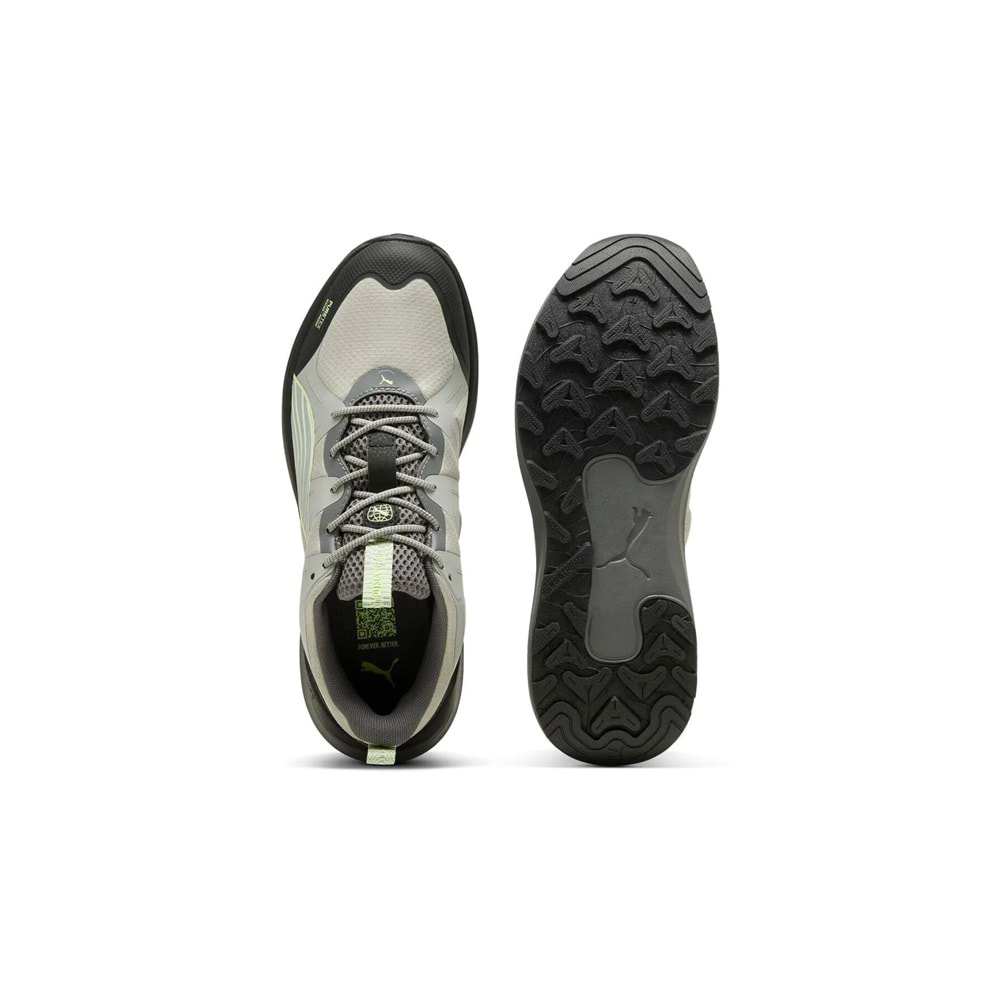 Puma 310095-02 Reflect Lite Trail PTX-Smokey Gray-PUMA Black-Fizzy Apple