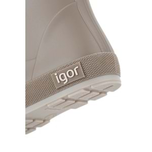 IGOR W10294-256 YOGI DK Bej Kız Çocuk Yağmur Çizmesi