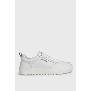 Lufian Phılıp Erkek Deri Sneaker Ayakkabı Beyaz