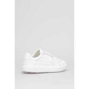 Lufian Mateas Erkek Hakiki Deri Klasik Sneaker Beyaz