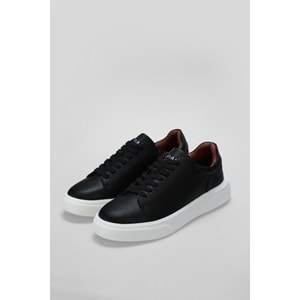 Lufian Tommy Yeni Sezon Günlük Casual Erkek Sneaker Ayakkabı Siyah Beyaz