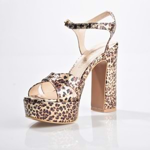 EK Park Moda K3026/5 Kadın Platform Topuklu Ayakkabı