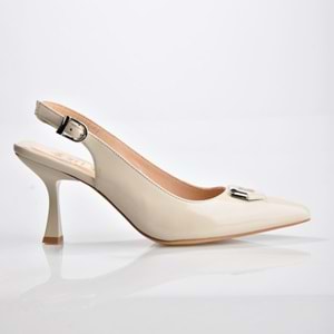 Nish Exclusive 2430 Kadın Hakiki Deri Topuklu Ayakkabı