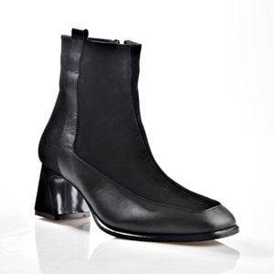 Nish Exclusive 2596 Kadın Deri Topuklu Bot