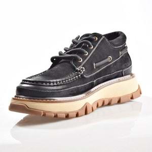 Guja 25K550 Erkek Hakiki Deri Kalın Taban Bilekli Ayakkabı