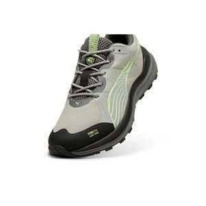 Puma 310095-02 Reflect Lite Trail PTX-Smokey Gray-PUMA Black-Fizzy Apple