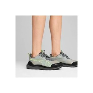 Puma 310095-02 Reflect Lite Trail PTX-Smokey Gray-PUMA Black-Fizzy Apple