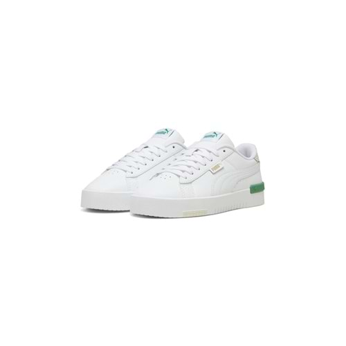 Puma 386401-25 Jada Renew-PUMA White-PUMA Gold-Archive Green