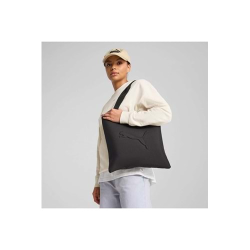 Puma 091157-01 Kadın Siyah Puma Buzz Tote Omuz Çantası